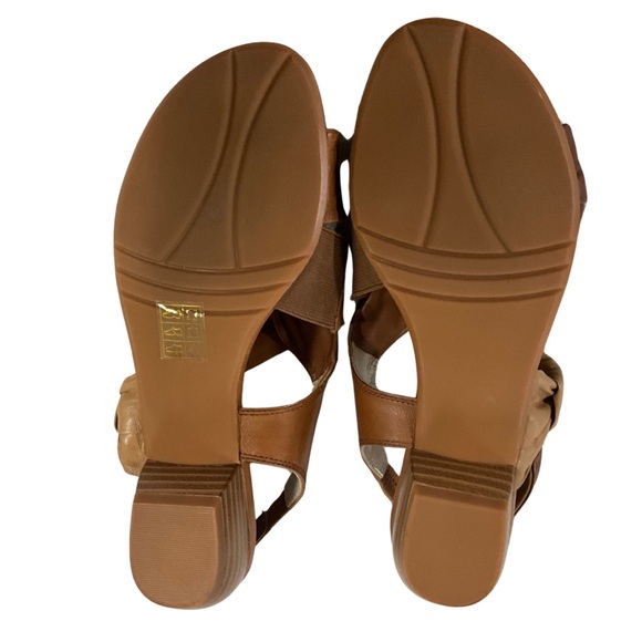 Canal Grande Tan and Cream Leather Sandal, EU Size 38, New in Box - Picture 2 of 7